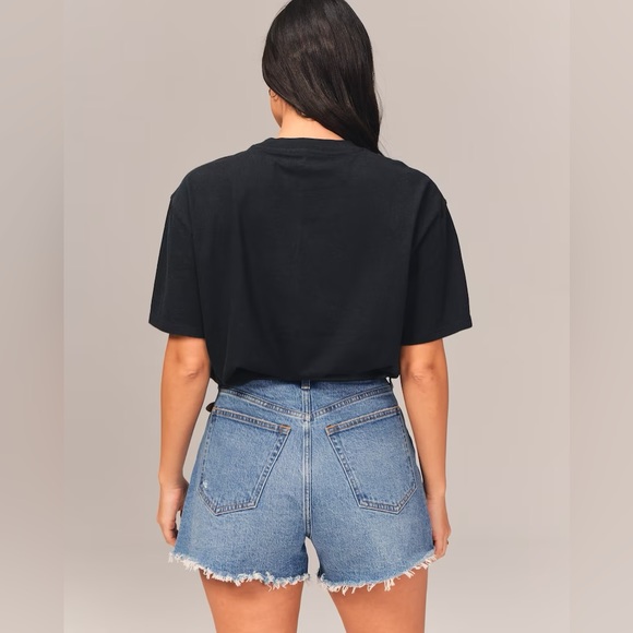 Curve Love High Rise 90s Cutoff Short - Picture 2 of 2